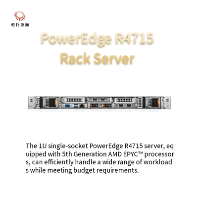 PowerEdge R4715 1U Single-Socket-Server mit AMD EPYC-Prozessoren der 5. Generation