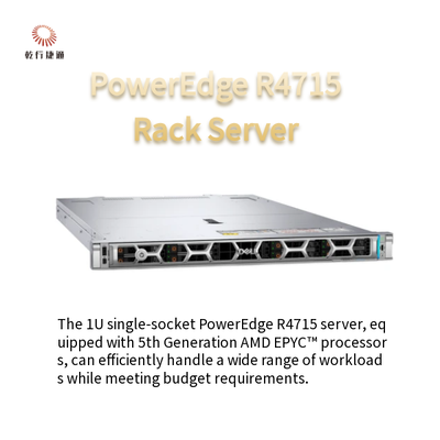 PowerEdge R4715 1U Single-Socket-Server mit AMD EPYC-Prozessoren der 5. Generation