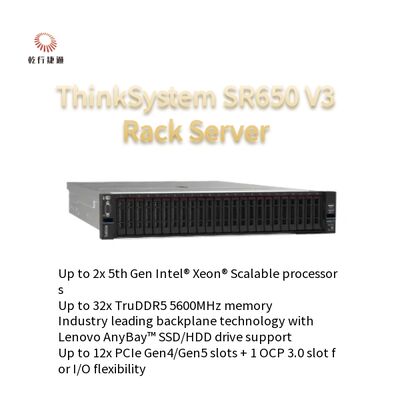 Lenovos ThinkSystem SR650 V3 2U Server unterstützt mehrere Betriebssysteme