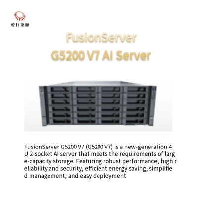 FusionServer G5200 V7 4U KI-Server1 oder 2 x Intel Xeon Skalierbare Prozessoren der 4./5. Generation